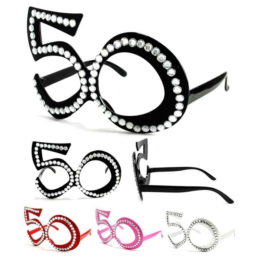 2 pair FIFTY 50S NOVELTY PARTY GLASSES sunglasses 273 men women eyewear Image 1