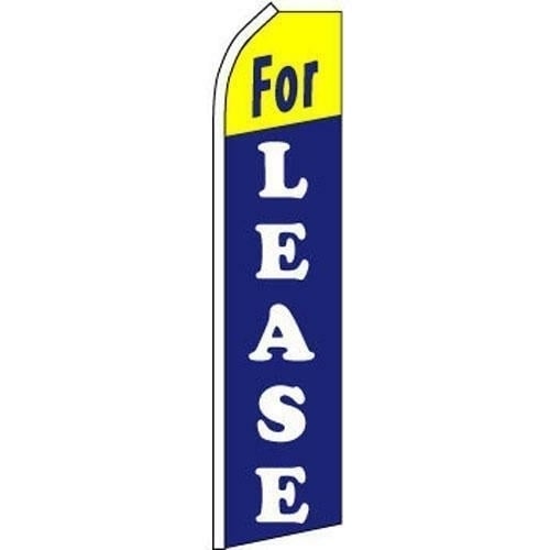 SUPER 15 FT SWOOPER FOR LEASE FLAG advertizing banner TALL Sign 564 super Image 1