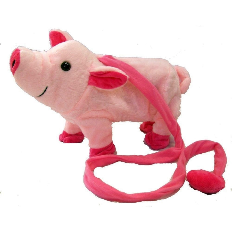 LARGE PINK REMOTE CONTROL WALKING PIG WITH SOUND battery operated toy piggy Image 1