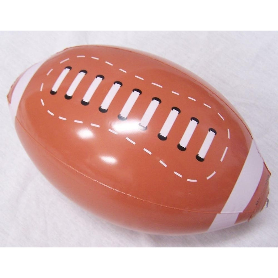 2 INFLATABLE FOOTBALL 12 inch sports ball inflate blowup toy novelties kick Image 1