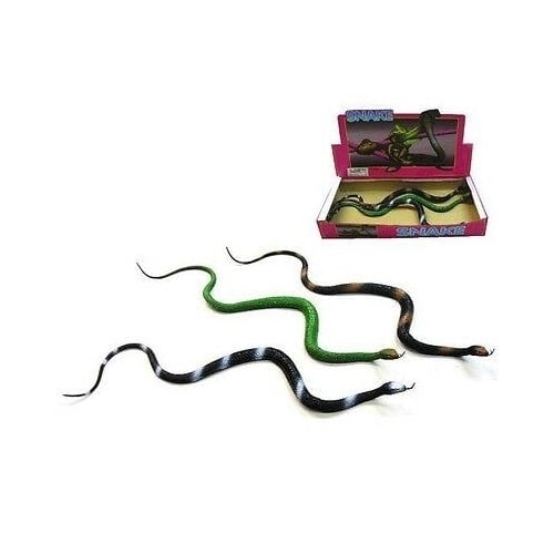 10 RUBBER 30 IN SNAKES toy snake novelty reptiles toys joke fake large play Image 1