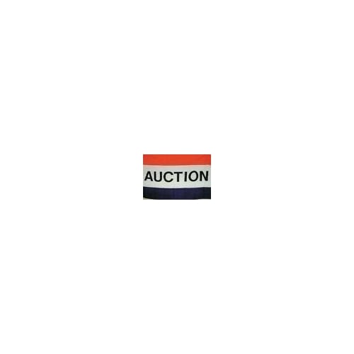 5 AUCTION FLAG FL015 bulk lot flags sales banners advertisement hanging banner Image 1