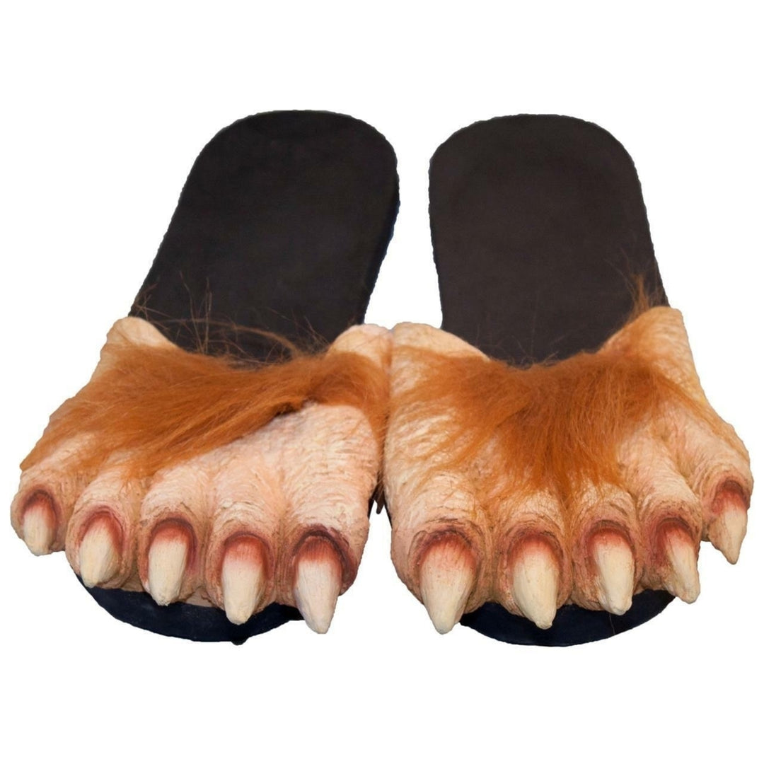 WERE WOLF MONSTER FEET M SIZE dressup halloween costume big shoes foot WOLVES Image 1