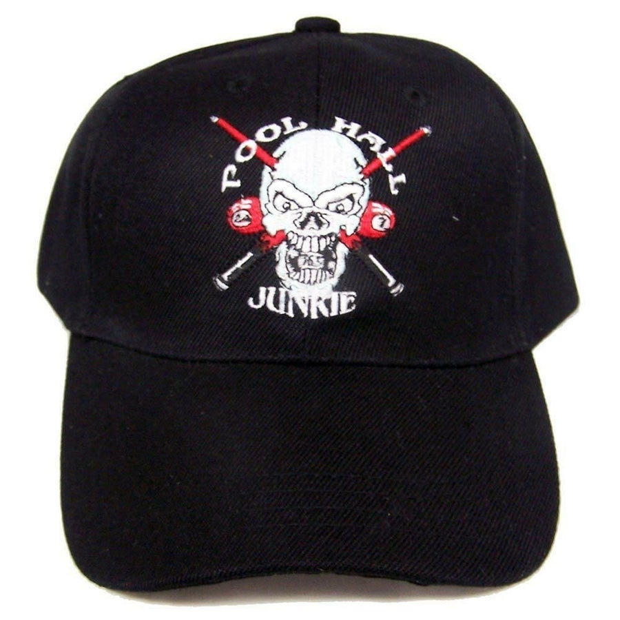 BUY 1 GET 1 FREE POOL HALL JUNKIE 24/7 BILLARDS BALLS BAEBALL HAT cap HAT10 Image 1