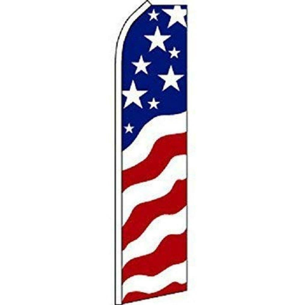 SUPER 15 FT SWOOPER USA GLORY FLAG advertizing banner TALL Sign SUPER 526 Image 1