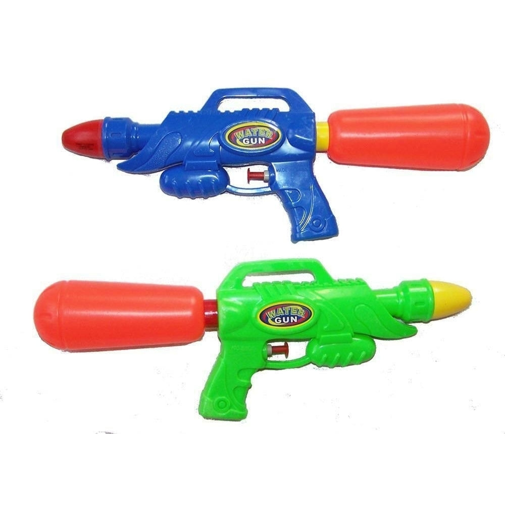 2 pieces BIG 12 INCH OUTERSPACE WATER SQUIRT GUN WITH TANK  squirter POOL FUN Image 1