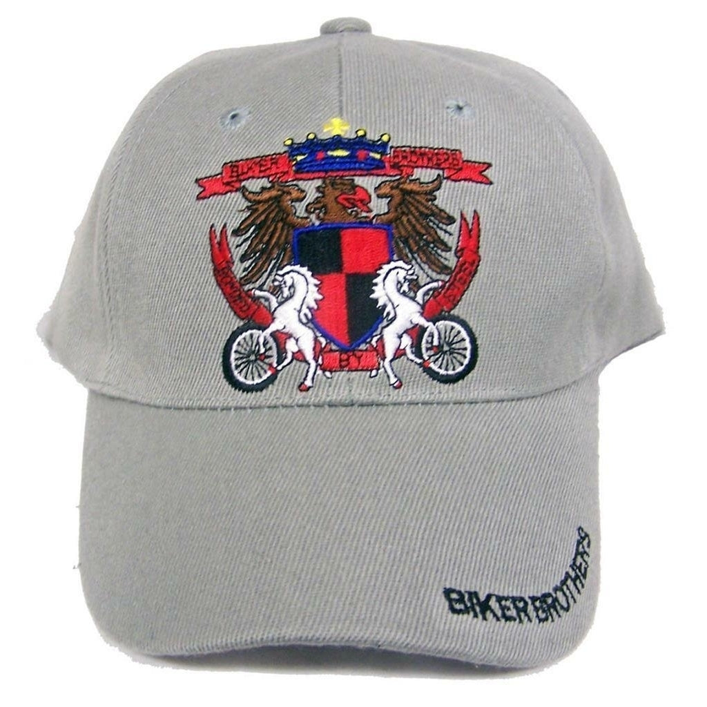 BUY 1 GET 1 FREE BIKER BROTHERS BONDED BY STEEL BAEBALL HAT cap HAT12 bikers Image 1