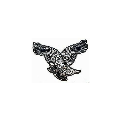 FLYING EAGLE IN FLIGHT W BOMB PATCH P8950 jacket 5" EMBROIDERED BIK eagles bird Image 1