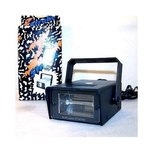 PARTY SQUARE STROBE LIGHT flashing bright disco lights bright flash halloween Image 1