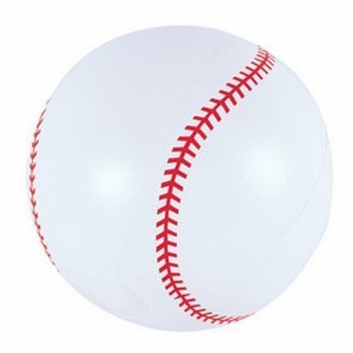 2 INFLATABLE BASEBALL 12 inch sports ball inflate blowup toy novelties BULK LOT Image 1