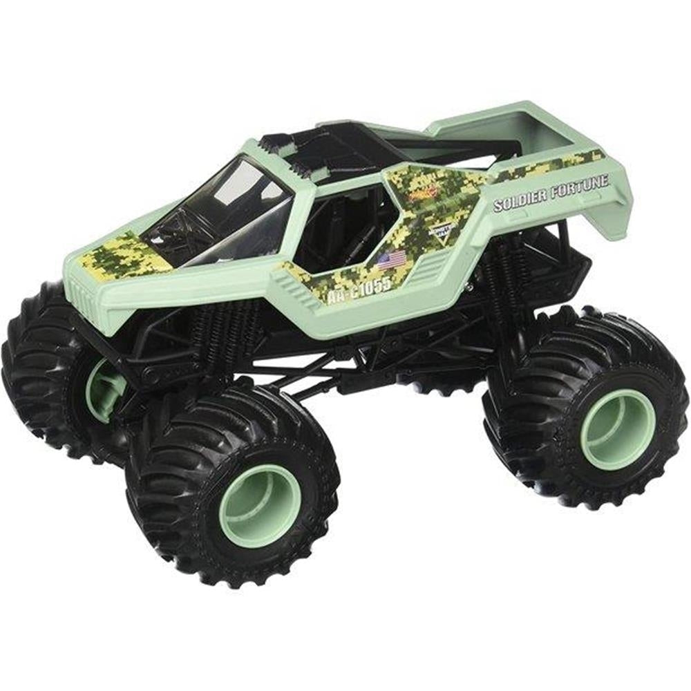 Hot Wheels Monster Jam Soldier Fortune Truck Die-Cast Body Camo Vehicle Mattel Image 1