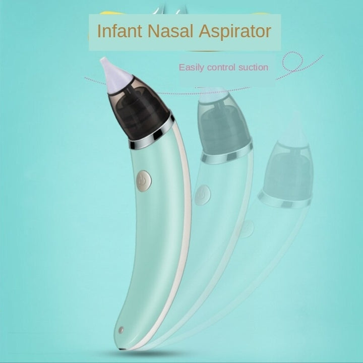 Electric Baby Nasal_Aspirator Adjustable Nose Cleaner Chargeable Snot Suction Device for Newborn Infants Image 3