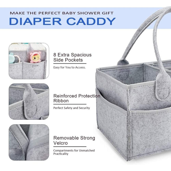 Clearworld Baby Diaper Caddy Organizer Image 4