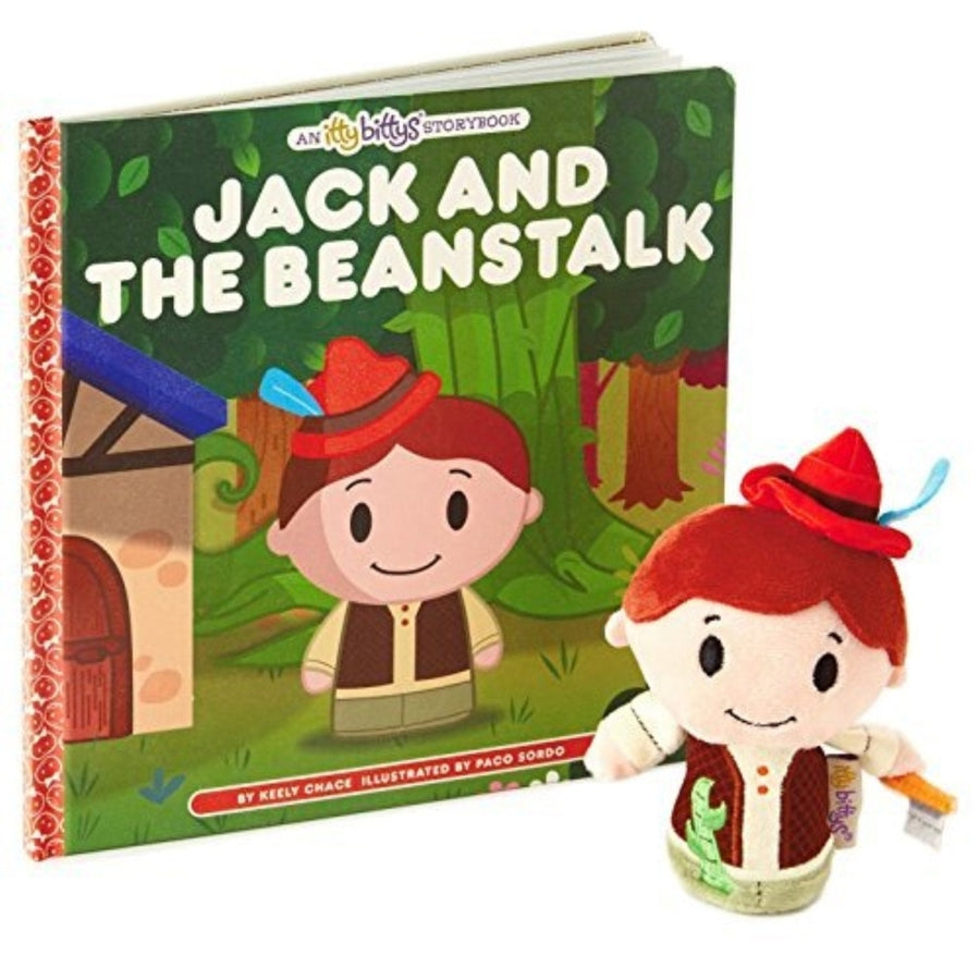 Hallmark itty bittys Jack and the Beanstalk Stuffed Animal and Storybook Set Image 1