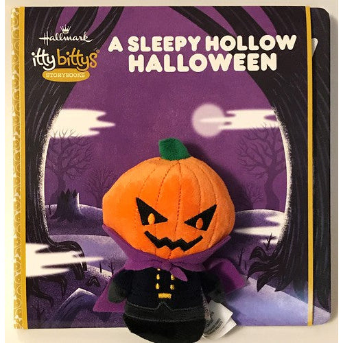 itty bittys a Sleepy Hollow Halloween Storybook Set with Headless Horseman Pumpkin Stuffed Toy Image 2