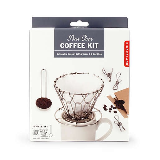 Kikkerland Design Collapsible Pour Over Coffee Maker Set Image 2