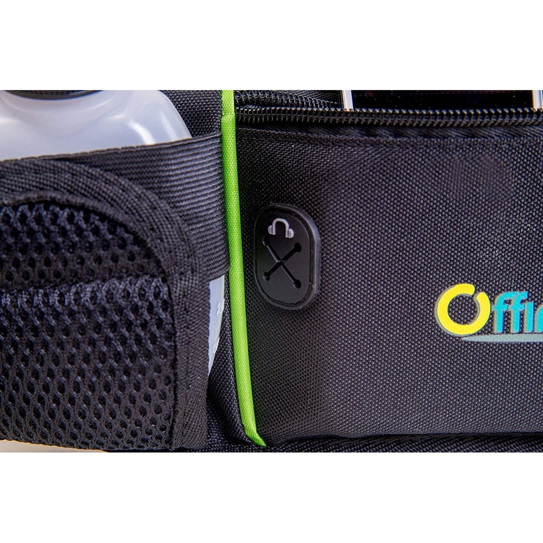 Offing Hydration Waist Running Belt with Two Water Bottles And Zippered Compartment Image 6