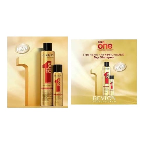 Revlon Professional Uniq One Dry Shampoo Duo Pack 10.1 oz + Travel Size 2.5 oz Image 4