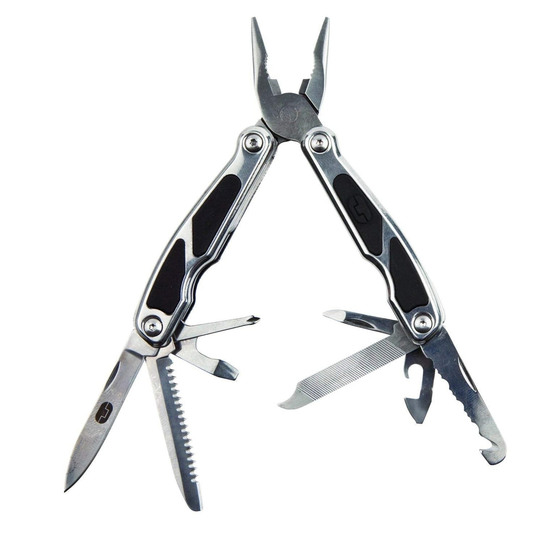 True Utility MultiMate Mini Tool - Pliers Screwdriver Knife Bottle and Can Opener Wire Cutter Hook Blade Awl Image 8