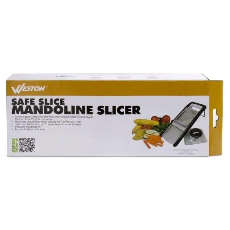 Weston Products Safe Slice Mandolin SlicerSafety Stand Mandolin SlicerBlack Image 3