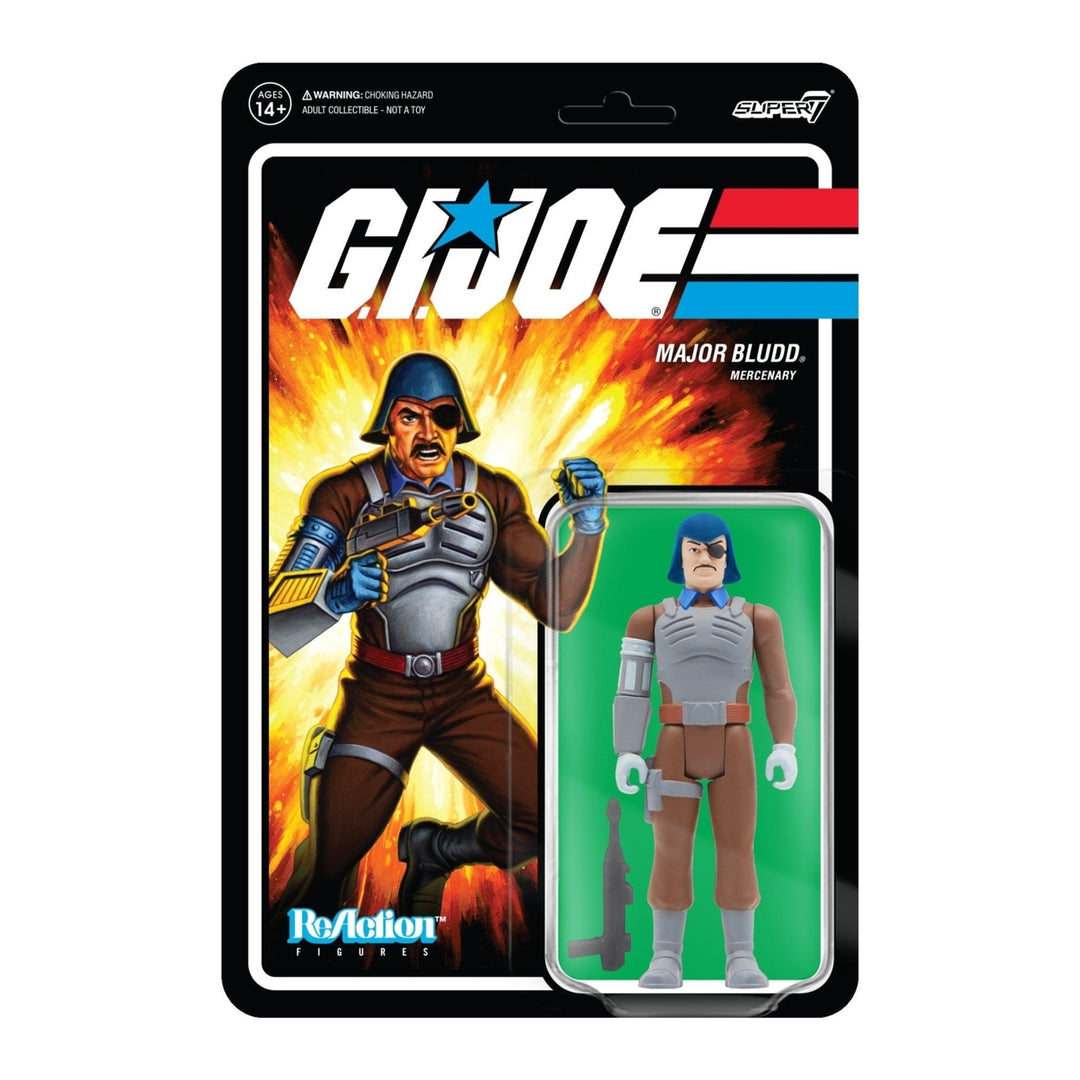 G.I. Joe Major Bludd Cobra Mercenary Animated Series Figure Super7 Image 1