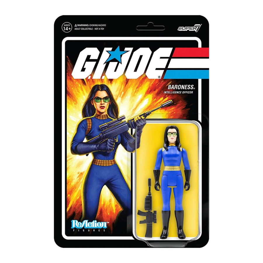 G.I. Joe Baroness Female Intelligence Officer Animated Figure Super7 Image 1