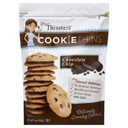 Mrs. Thinsters Cookie Thins Chocolate Chip Image 1