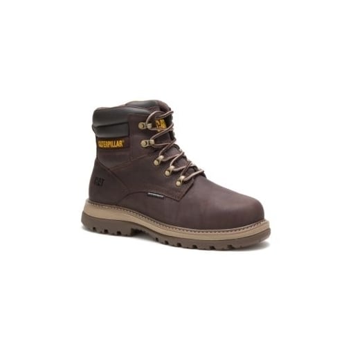 Caterpillar Mens Fairbanks 6" Waterproof Steel Toe Work Boot Mulch - P91080 Image 2