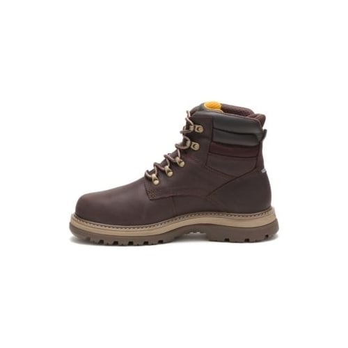 Caterpillar Mens Fairbanks 6" Waterproof Steel Toe Work Boot Mulch - P91080 Image 3