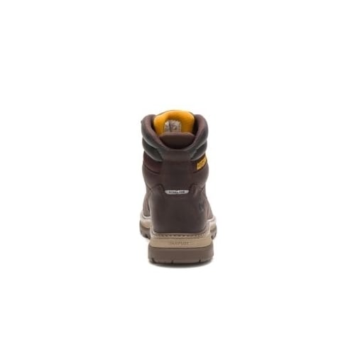 Caterpillar Mens Fairbanks 6" Waterproof Steel Toe Work Boot Mulch - P91080 Image 4