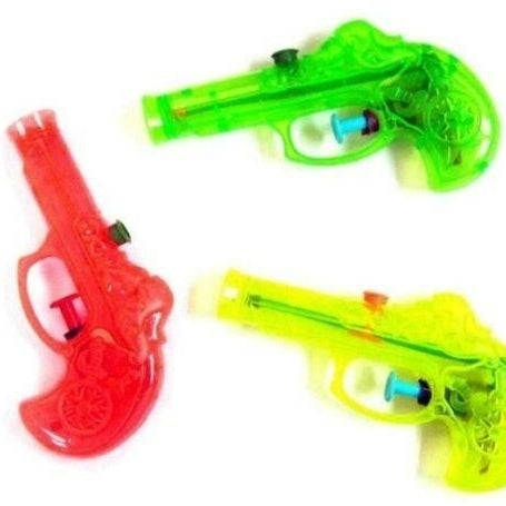 24 PIRATE WATER SQUIRT GUNS novelty pirates pistol toy items party favor supply Image 1