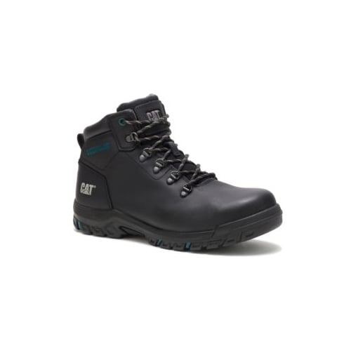 CATERPILLAR WORK Womens Mae Steel Toe Waterproof Work Boot Black - P91022  BLACK Image 1