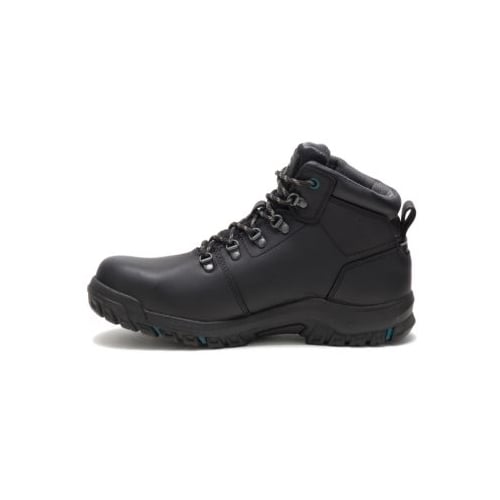 CATERPILLAR WORK Womens Mae Steel Toe Waterproof Work Boot Black - P91022  BLACK Image 3