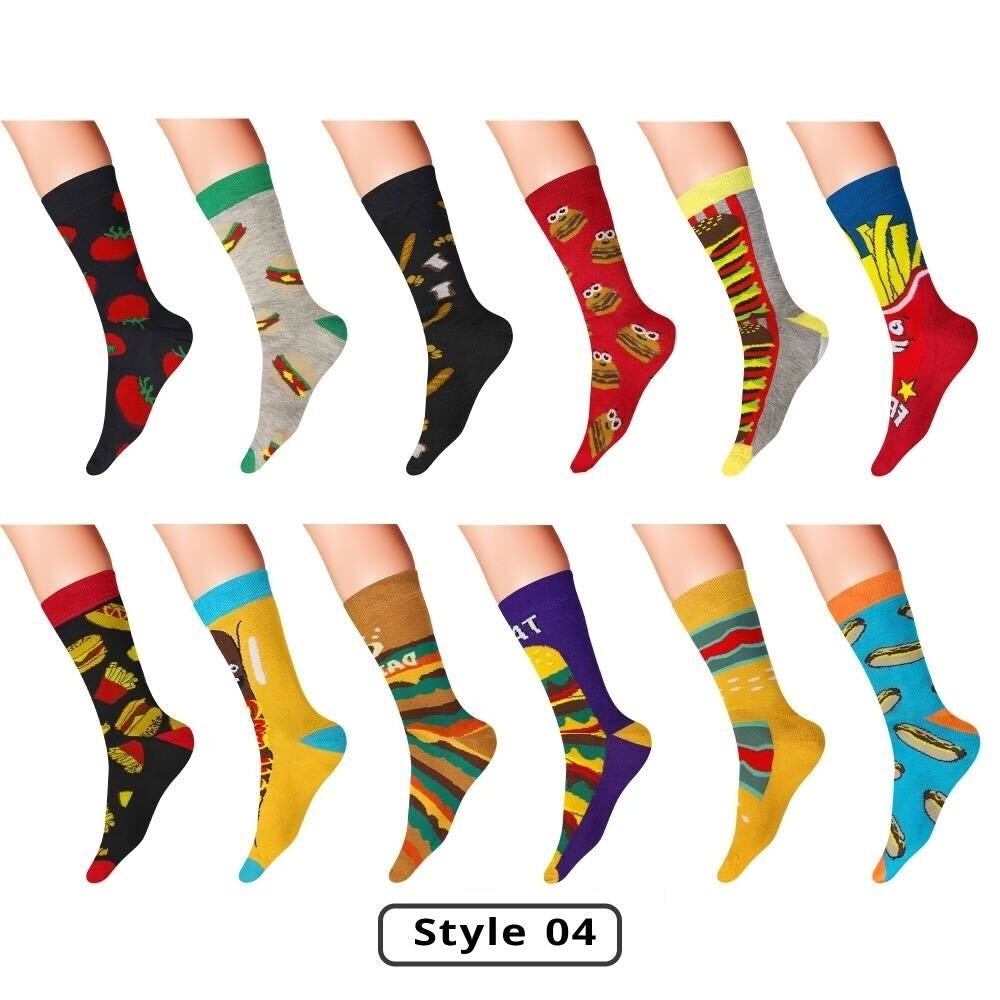 12-Pairs: Mens James Fiallo Premium Quality Dress Socks Image 6