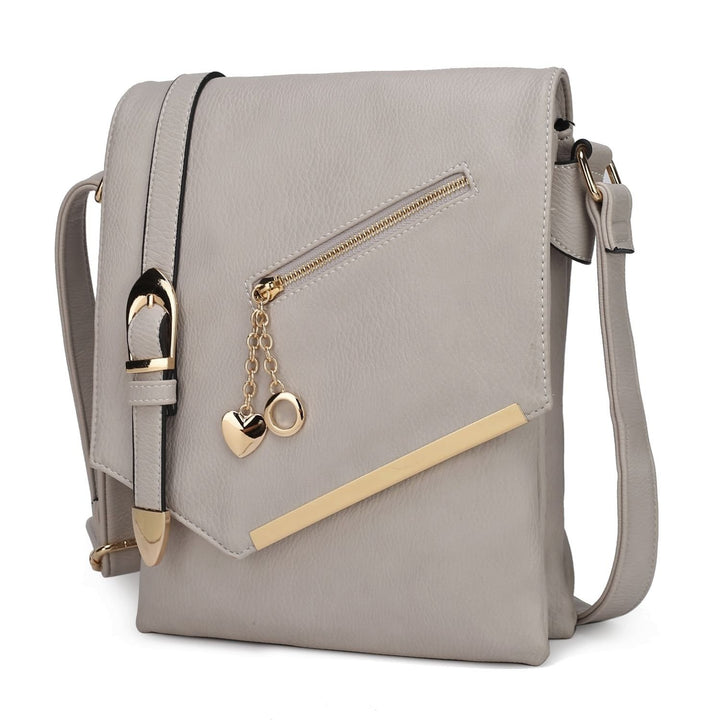 MKF Collection Jasmine Crossbody Shoulder Handbag by Mia K. Image 4