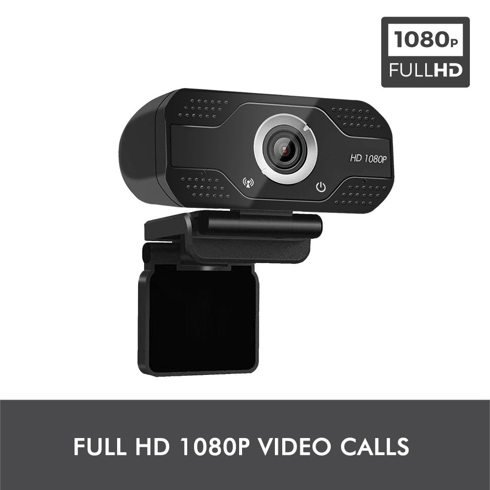 1080P Webcam HD Camera USB Plug and Play 130 Wide Angle with Built-in Microphone for Laptop PC Computer Image 7