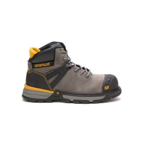 CATERPILLAR WORK Excavator Superlite Waterproof Carbon Composite Toe Work Boot Pewter - P91197 PEWTER Image 1