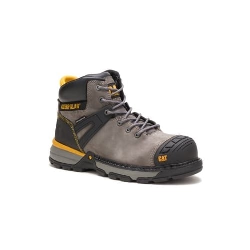 CATERPILLAR WORK Excavator Superlite Waterproof Carbon Composite Toe Work Boot Pewter - P91197 PEWTER Image 2