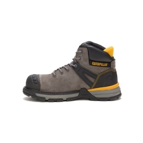 CATERPILLAR WORK Excavator Superlite Waterproof Carbon Composite Toe Work Boot Pewter - P91197 PEWTER Image 3