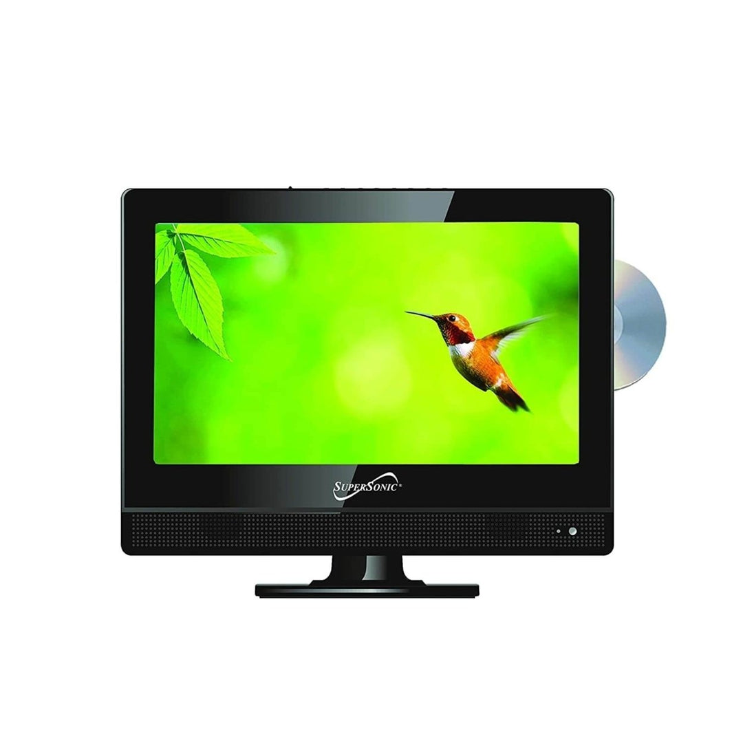 13.3" Supersonic 12 Volt AC/DC LED HDTV with DVD Player USB SD Card Reader and HDMI (SC-1312) Image 1