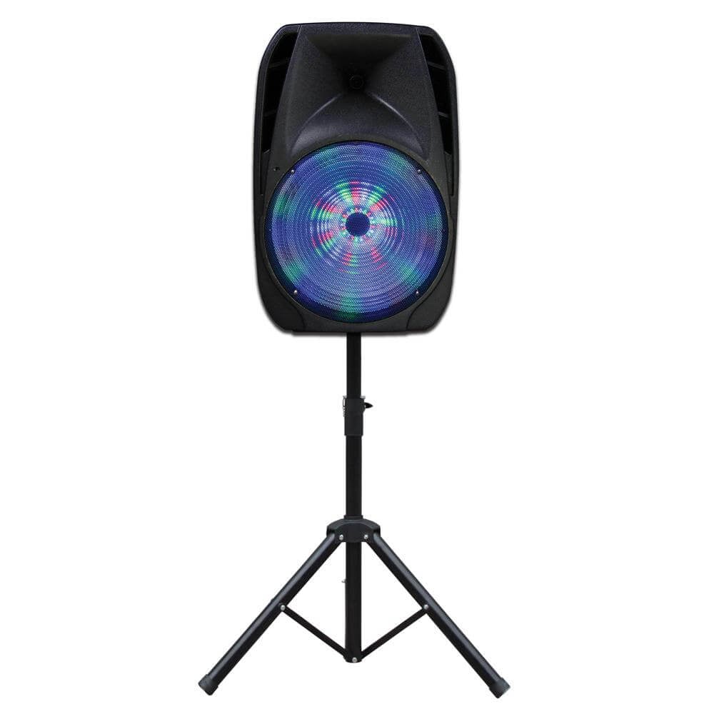 15" Professional Bluetooth Speaker with Tripod Stand Image 4