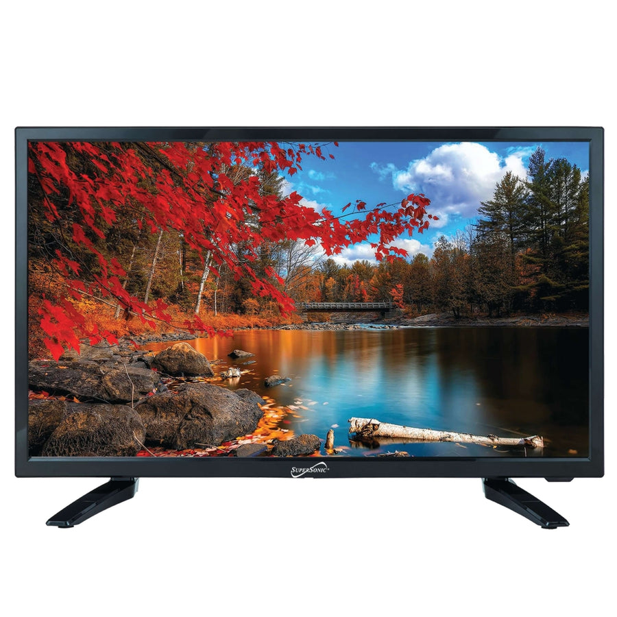 24" Supersonic 12 Volt AC/DC Widescreen LED HDTV with USBSD Card Reader and HDMI (SC-2411) Image 1