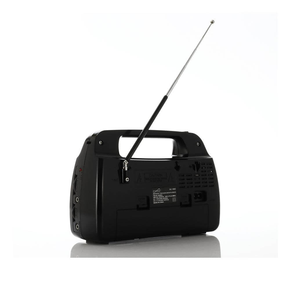 9 Band AM/FM/SW1-7 Portable Radio with Built-In Torch Light Image 10