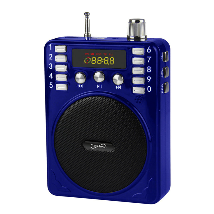 Bluetooth Portable PA System Lightweight with FM Radio USB Inputs Karaoke Jack Image 3