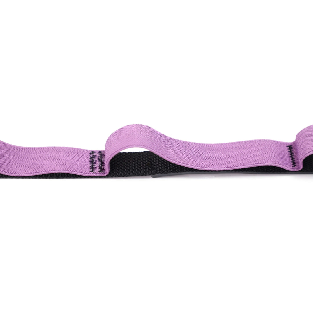 Elastic Yoga Strap 68 Inch with 9 Loops Flexibility Stretching Exercise Tool Image 3