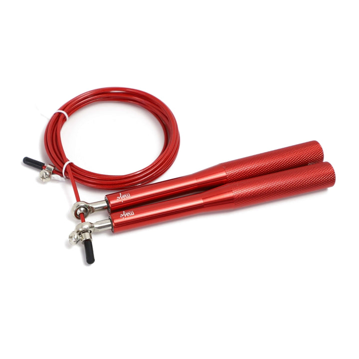 High Speed Jump Rope Aluminum Handles Lightweight Portable for Cardio Training Image 3