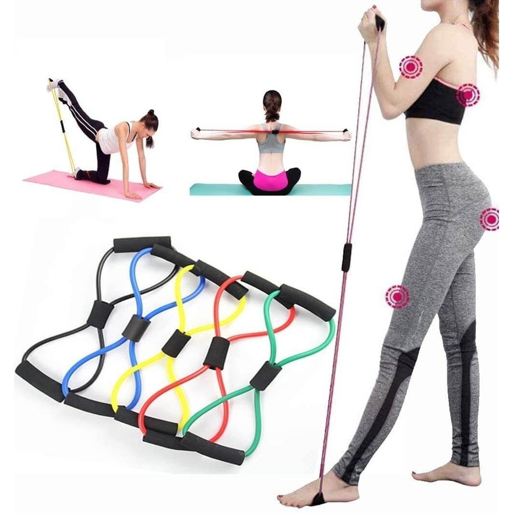Figure-8 Resistance Band for Strength and Stability Exercises Image 2