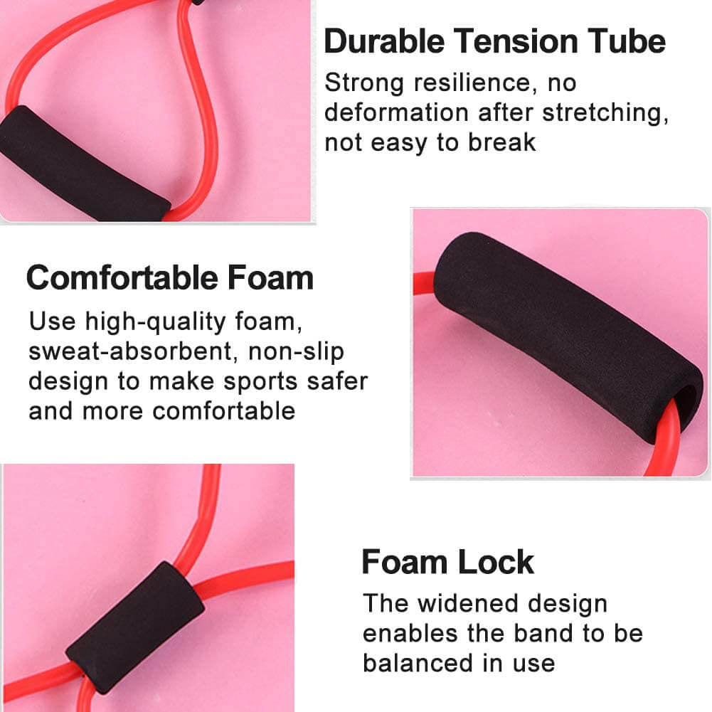 Figure-8 Resistance Band for Strength and Stability Exercises Image 3