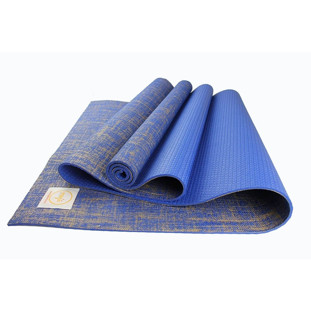 Jute Premium Eco Yoga Mat + Foot Massager (7.5cm x 17.5cm) Image 10