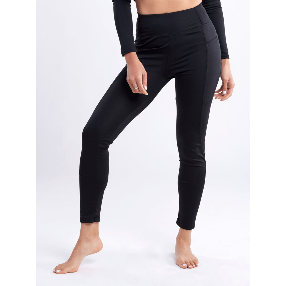 High-Waisted Classic Gym Leggings with Side Pockets Image 2